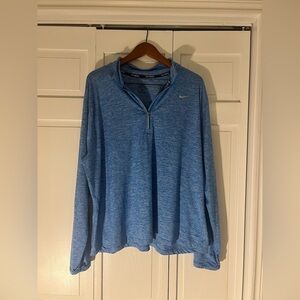 Women’s Nike Blue Dri Fit Long Sleeve Shirt Plus Size 3x